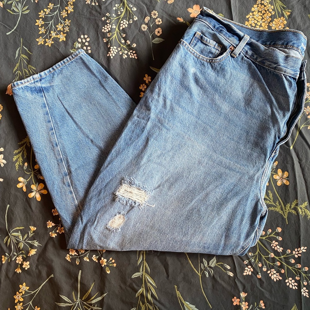 Old Navy Jeans Size 24 Extra High Rise Wide Leg